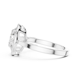 Gold Ring DDLR-689, White Gold, view 3
