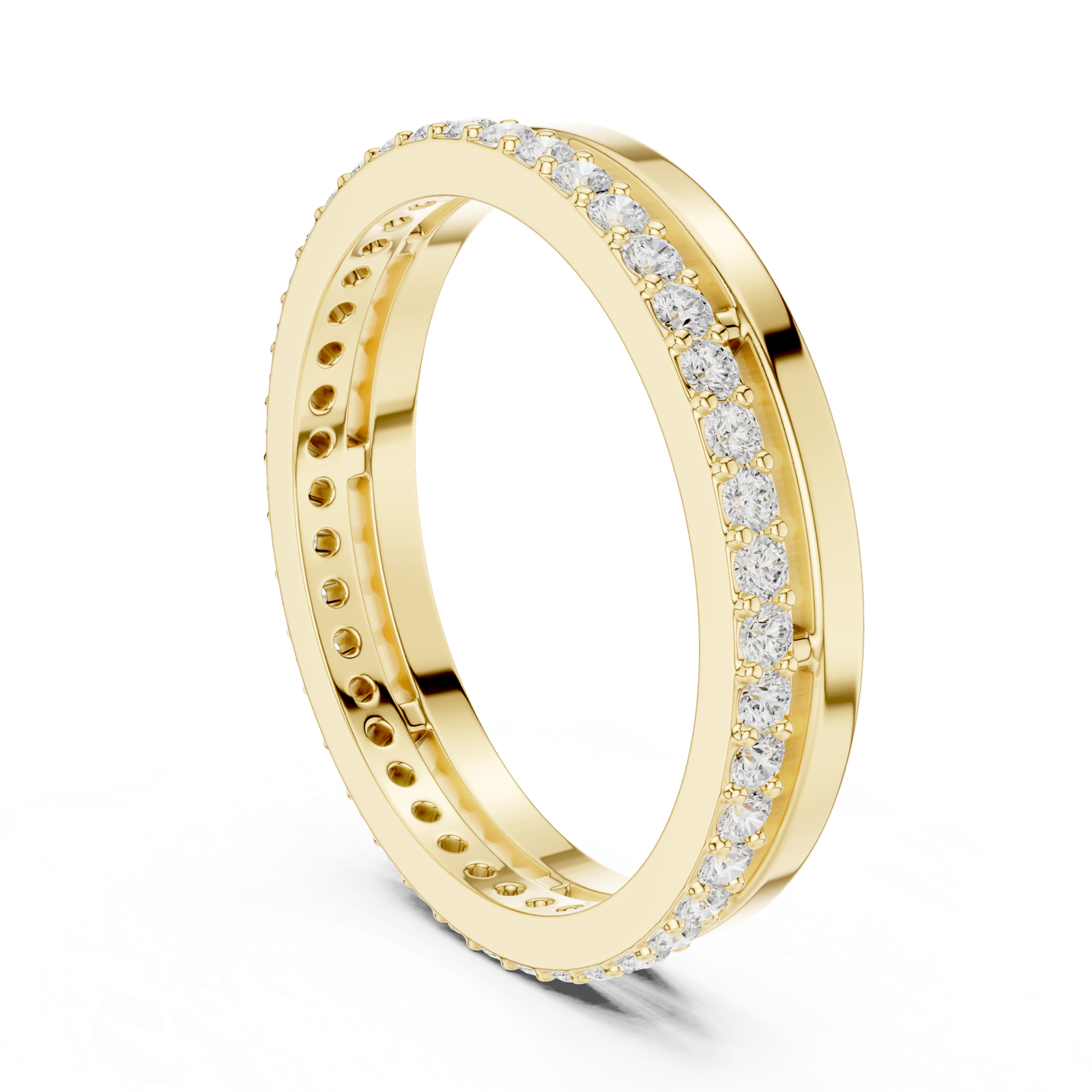 Gold Ring R26, Yellow Gold, view 1
