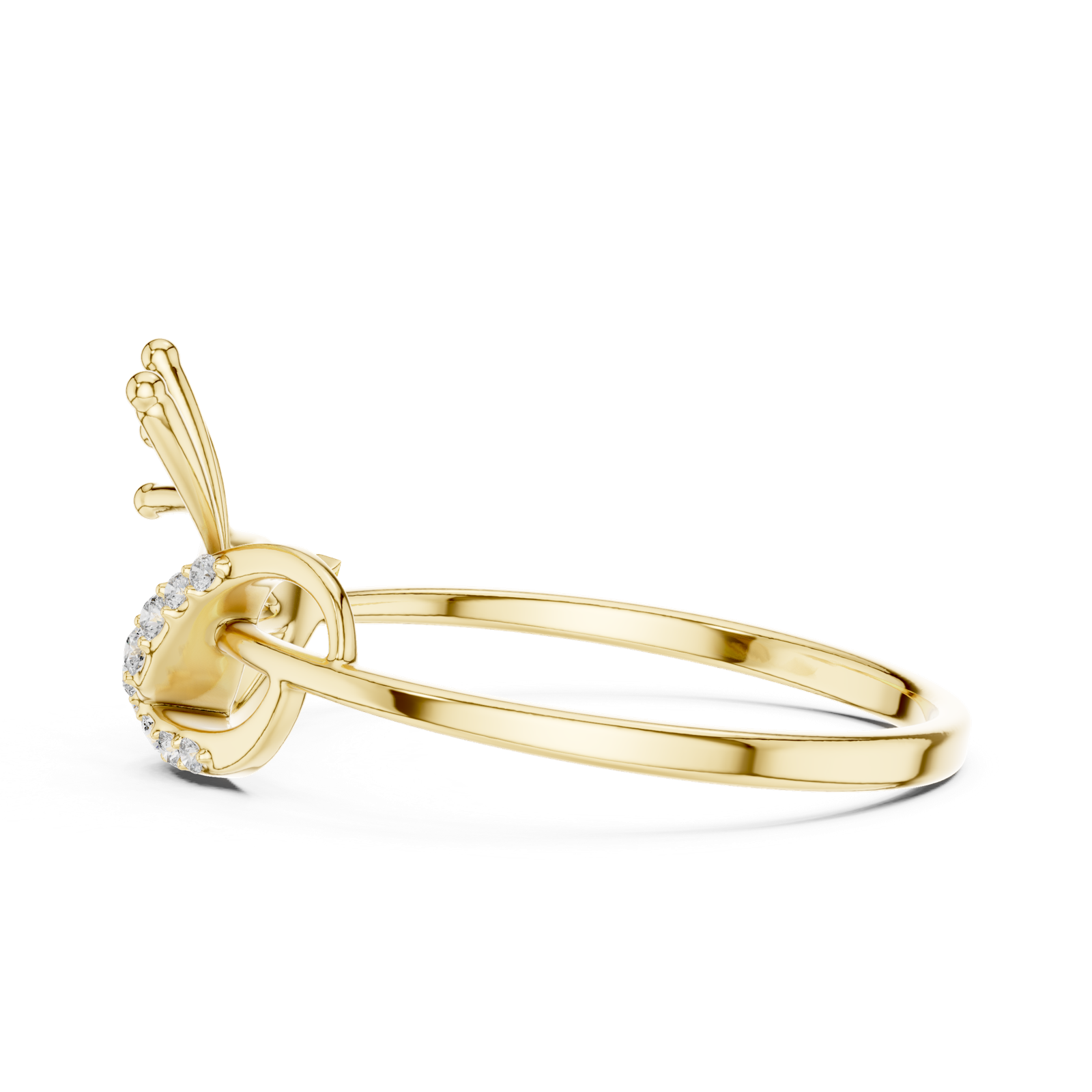 Gold Ring 1 (142), Yellow Gold, view 3