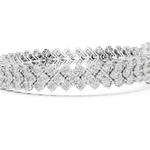 Gold Bracelet FBR0138, White Gold, view 3