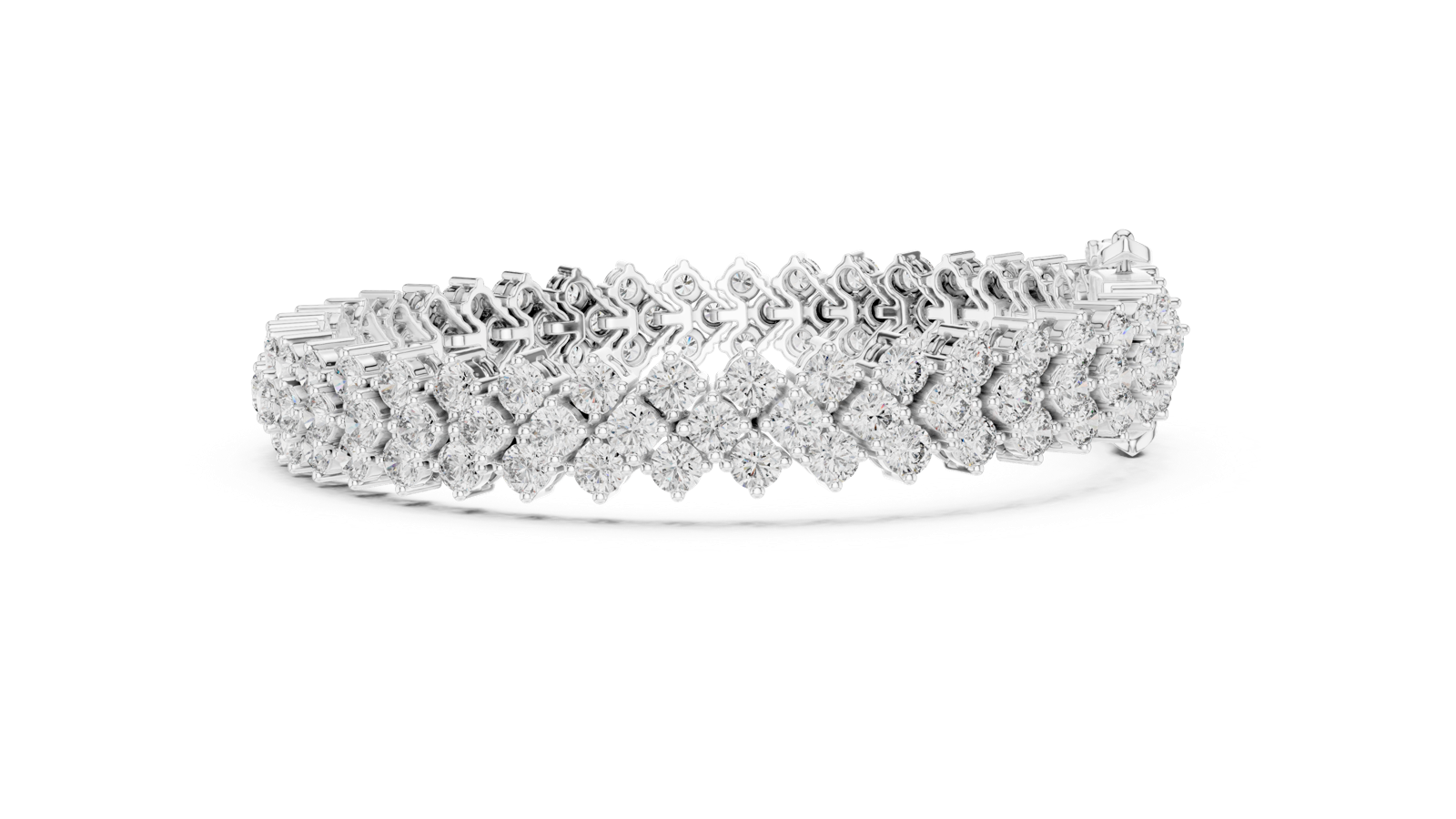 Gold Bracelet FBR0138, White Gold, view 3