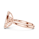 Gold Ring DDLR-784, Rose Gold, view 3