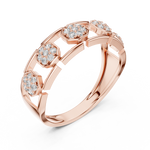 Gold Ring LR-01 (15), Rose Gold, view 2