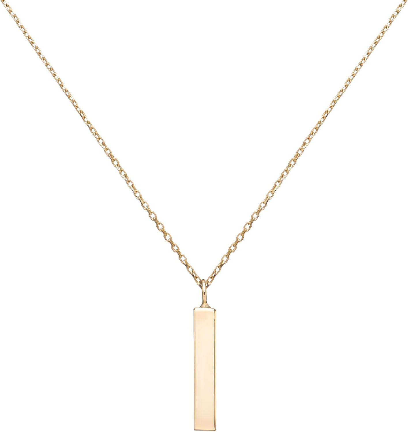 Gold Bar Urn Necklace (14K)