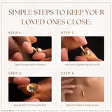 How to fill the Gold Bar Urn Necklace (14K)