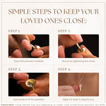 How to fill the Gold Bar Urn Necklace (14K)