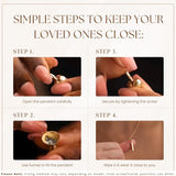 How to fill the Gold Bar Urn Necklace (14K)