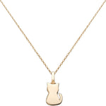 Gold Cat Urn Necklace