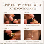 How to fill the Gold Cat Urn Necklace