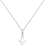 Gold Cross Urn Necklace (14K)