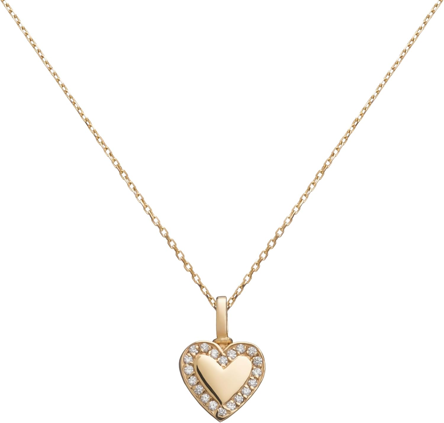 Gold Heart Pendant Urn Necklace (14K)