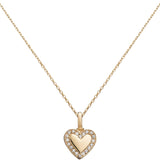 Gold Heart Pendant Urn Necklace (14K)