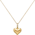 Gold Minimalist Heart Urn Necklace