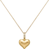 Gold Minimalist Heart Urn Necklace