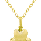 Gold Paw Urn Necklace