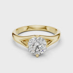 Gold Ring LR-0012, Yellow Gold, 360 video