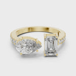 Gold Ring LR-0055, Yellow Gold, 360 video