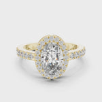 Gold Ring LR-0050, Yellow Gold, 360 video