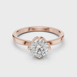 Gold Ring LR-0018, Rose Gold, 360 video