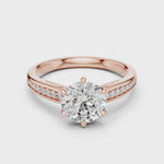 Gold Ring LR-0038, Rose Gold, 360 video