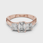 Gold Ring LR-0034, Rose Gold, 360 video