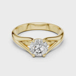 Gold Ring LR-0009, Yellow Gold, 360 video