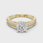 Gold Ring LR-0035, Yellow Gold, 360 video
