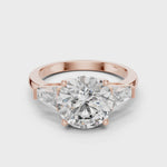 Gold Ring LR-0048, Rose Gold, 360 video
