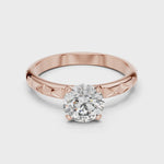 Gold Ring LR-0020, Rose Gold, 360 video