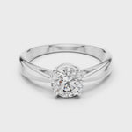 Gold Ring LR-0003, White Gold, 360 video