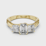 Gold Ring LR-0034, Yellow Gold, 360 video