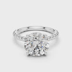 Gold Ring LR-0028, White Gold, 360 video