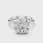 Gold Ring LR-0051, White Gold, 360 video