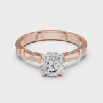 Gold Ring LR-0008, Rose Gold, 360 video