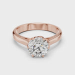 Gold Ring LR-0037, Rose Gold, 360 video
