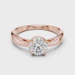 Gold Ring LR-0003, Rose Gold, 360 video