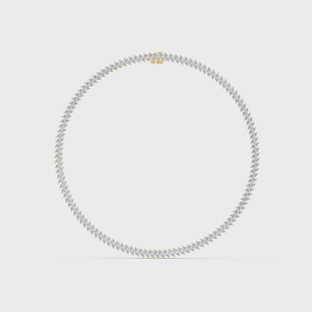 Gold Necklace GNK-0019, Yellow Gold, 360 video