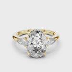 Gold Ring LR-0054, Yellow Gold, 360 video