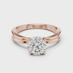 Gold Ring LR-0004, Rose Gold, 360 video