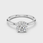 Gold Ring LR-0022, White Gold, 360 video