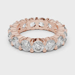 Gold Ring LR-0040, Rose Gold, 360 video