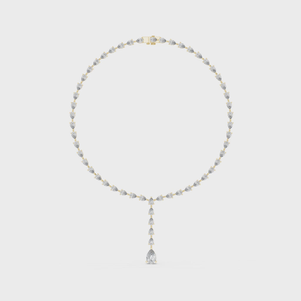 Gold Necklace GNK-0017, Yellow Gold, 360 video