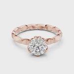 Gold Ring LR-0019, Rose Gold, 360 video