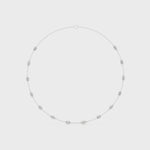 Gold Necklace GNK-0018, White Gold, 360 video