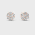 Gold Earrings L2-27-10001E, Rose Gold, 360 video