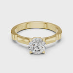 Gold Ring LR-0008, Yellow Gold, 360 video