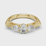 Gold Ring LR-0031, Yellow Gold, 360 video