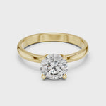 Gold Ring LR-0010, Yellow Gold, 360 video