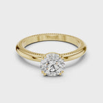 Gold Ring LR-0016, Yellow Gold, 360 video