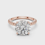Gold Ring LR-0028, Rose Gold, 360 video
